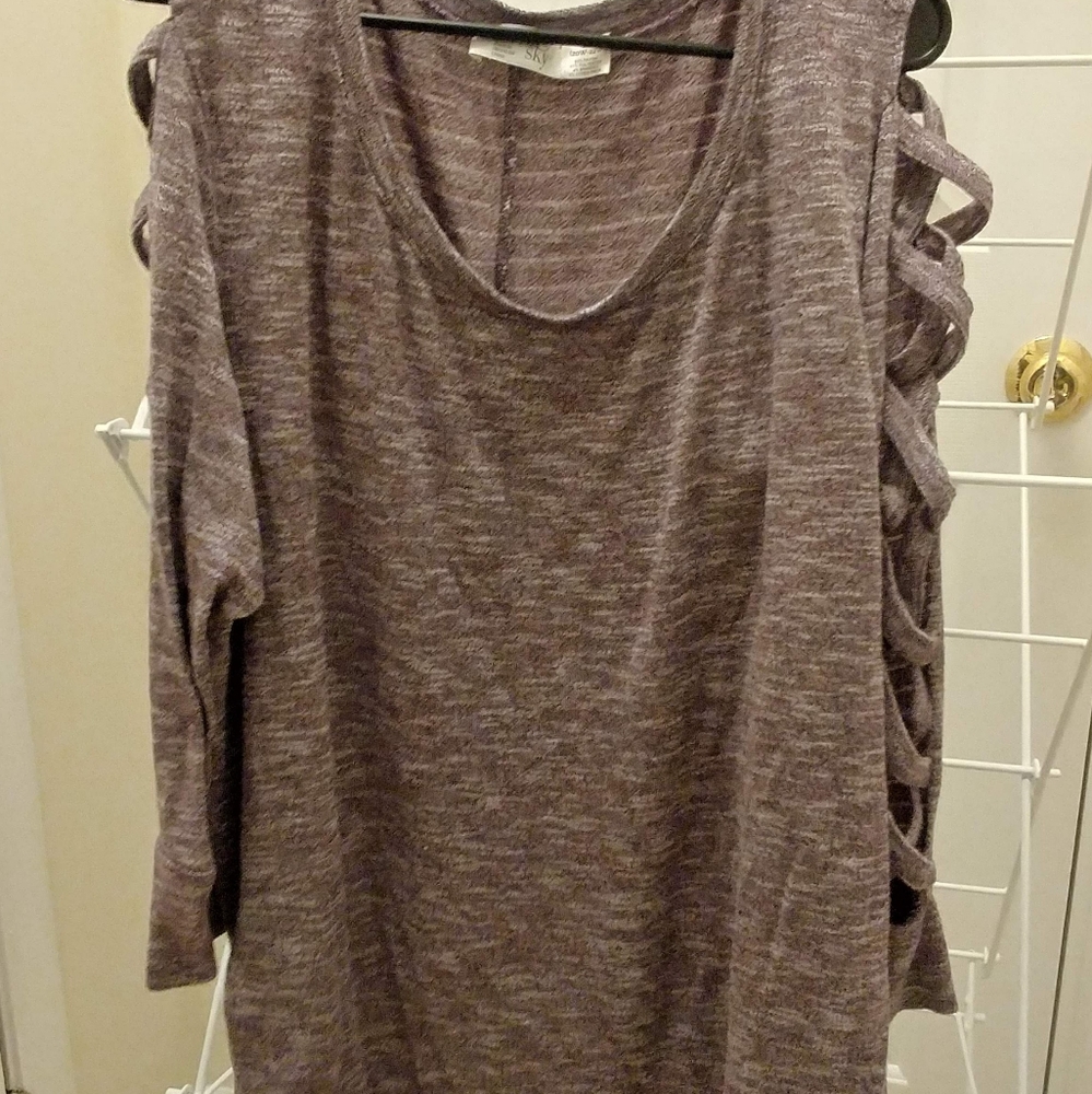 Terra & sky purple sweater
